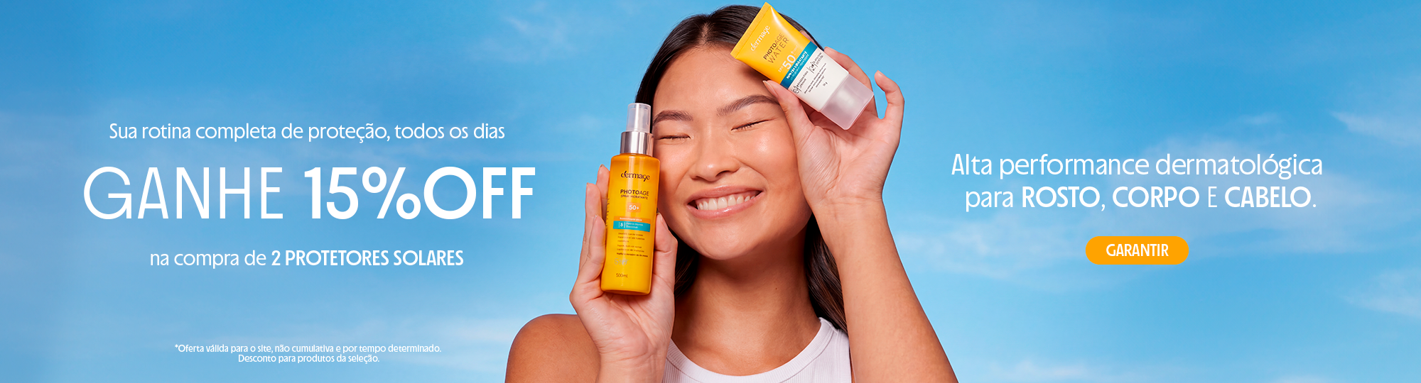 Combo proteção solar